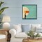 Stupell Industries Midcentury Pool Geometric Framed Giclee, design by Layla Oz